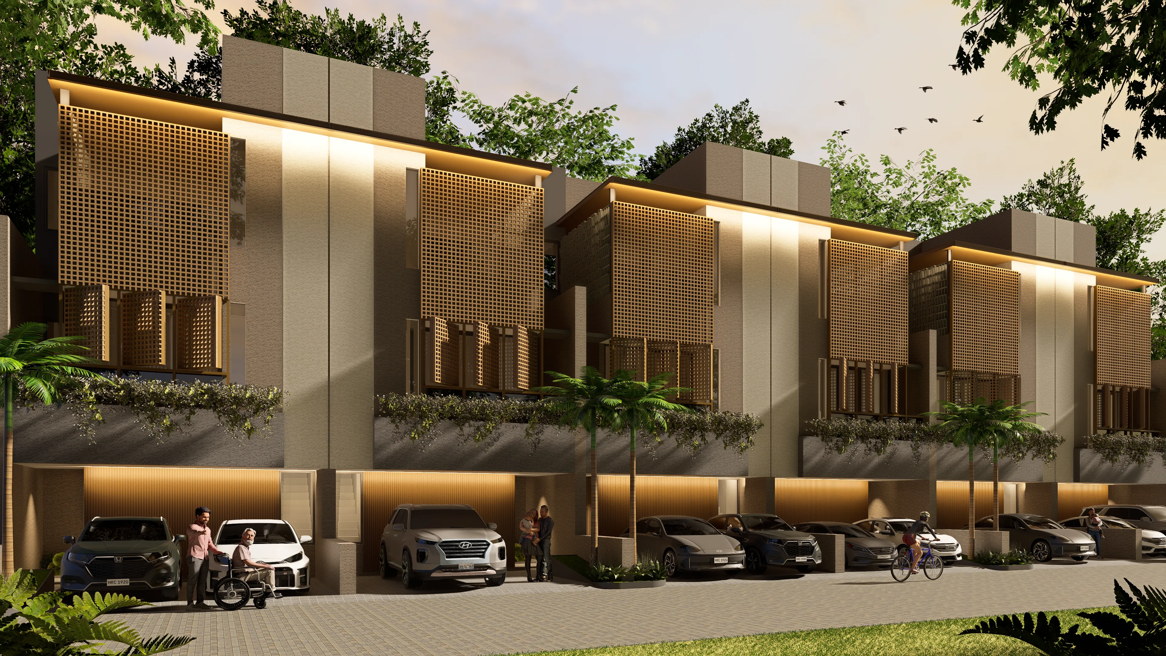 Desain Fasad Palma Residence Pejaten